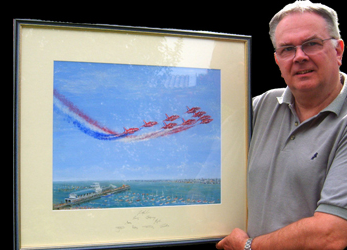Colin's Red Arrows Painting